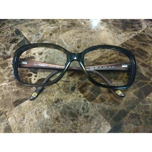 Liz Claiborne Eyeglasses Frames 57-16-135 L548/S 086P BLACK - Picture 1 of 10
